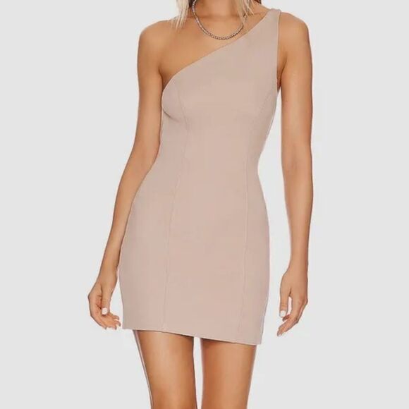 NEW Gauge81 Colorado One Shoulder Mini Dress Natural Size XS - Picture 4 of 12